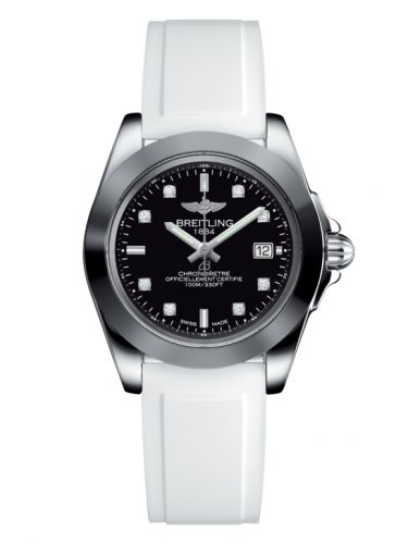 Breitling Galactic 32 Sleek Edition Stainless Steel Trophy Black Diamond Rubber