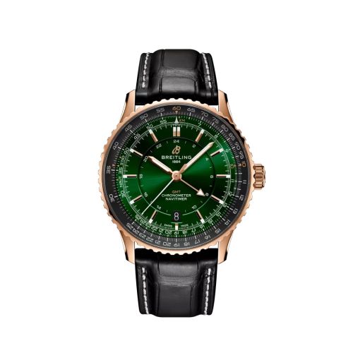 Breitling Navitimer GMT 41 Automatic Red Gold Green