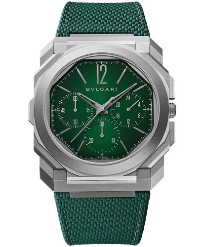 Bulgari Octo Finissimo Chronograph GMT Automatic Titanium Yoshida Green