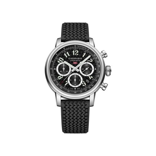 Chopard Mille Miglia Classic Chronograph 40.5 Lucent Steel Nero Corsa