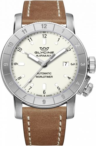 Glycine Airman 42 Automatic Stainless Steel White