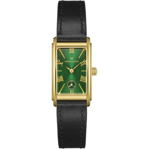 Hamilton Ardmore Quartz 18.7 Yellow Gold Green