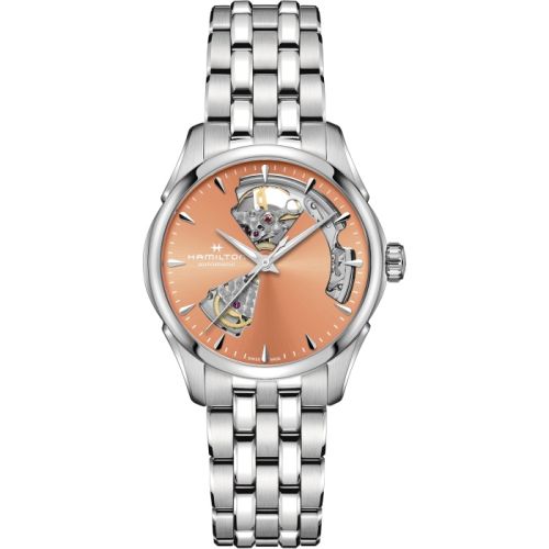 Hamilton Jazzmaster Open Heart 36 Stainless Steel Apricot Bracelet