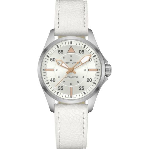 Hamilton Khaki Aviation Pilot Auto 36 Stainless Steel Silver