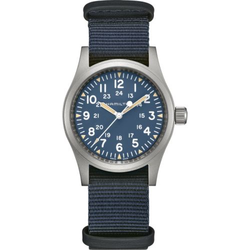 Hamilton Khaki Field Mechanical 38 Blue