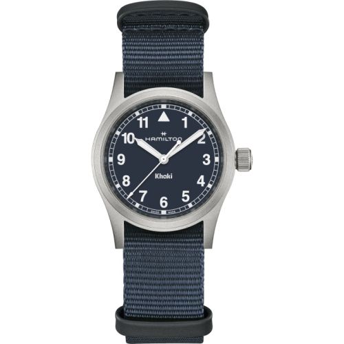 Hamilton Khaki Field Quartz 33 Stainless Steel Blue