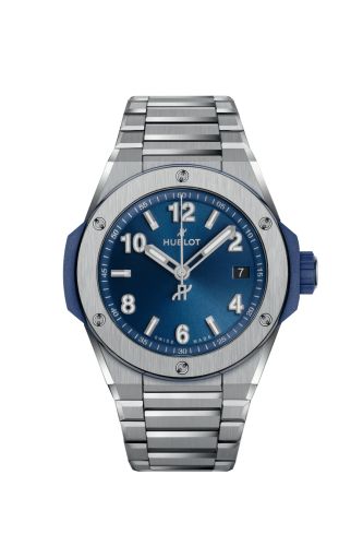 Hublot Big Bang Integrated 38 Time Only Titanium Blue