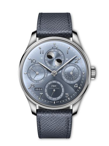 IWC Portugieser Perpetual Calendar 44 White Gold Ice Blue