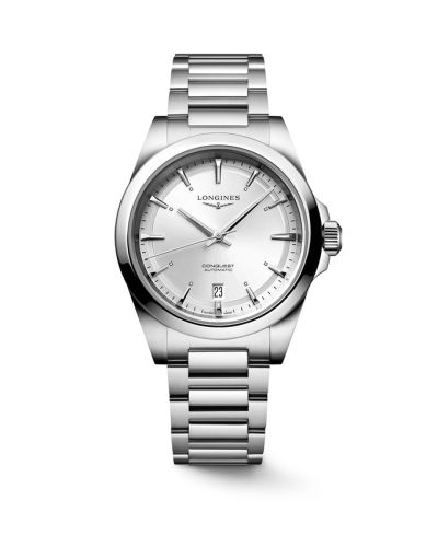Longines Conquest 38 Stainless Steel Silver Bracelet