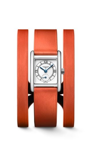 Longines Mini Dolce Vita 21.5 Quartz Stainless Steel Silver Triple Cuff Brown