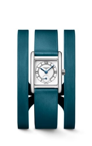 Longines Mini Dolce Vita 21.5 Quartz Stainless Steel Silver Triple Cuff Blue