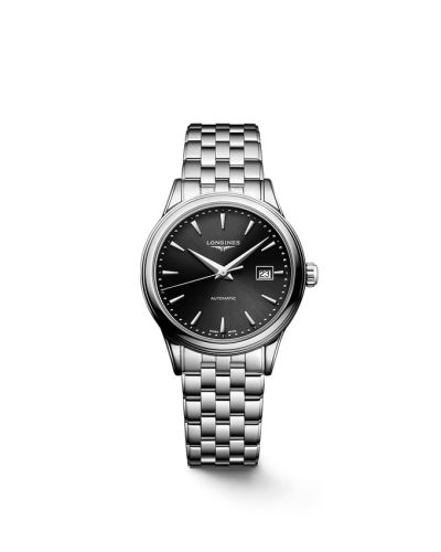 Longines Flagship 30 Stainless Steel Black Bracelet
