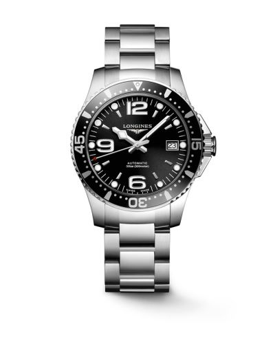 Longines HydroConquest 39 Automatic Stainless Steel Black Bracelet