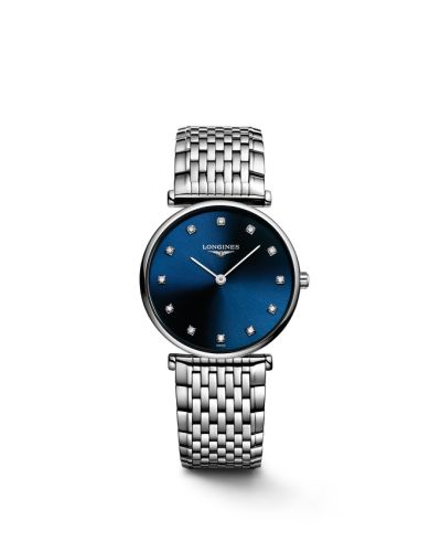 Longines La Grande Classique Quartz 29 Stainless Steel Blue Bracelet