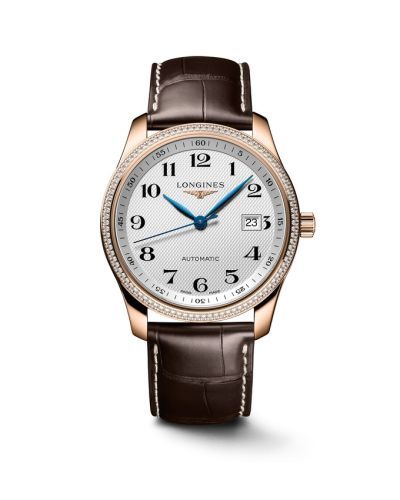 Longines Master Collection 40 Date Pink Gold - Diamond Silver