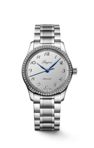 Longines Master Collection Date 34 Stainless Steel - Diamond Silver Bracelet