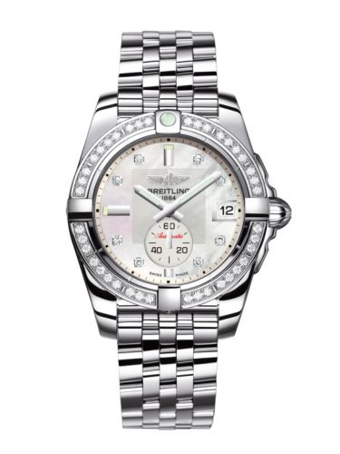 Breitling Galactic 36 Automatic Stainless Steel Diamond Pearl Diamond Bracelet
