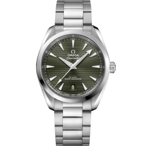 Omega Seamaster Aqua Terra 150M Master Chronometer 38 Stainless Steel Green Bracelet