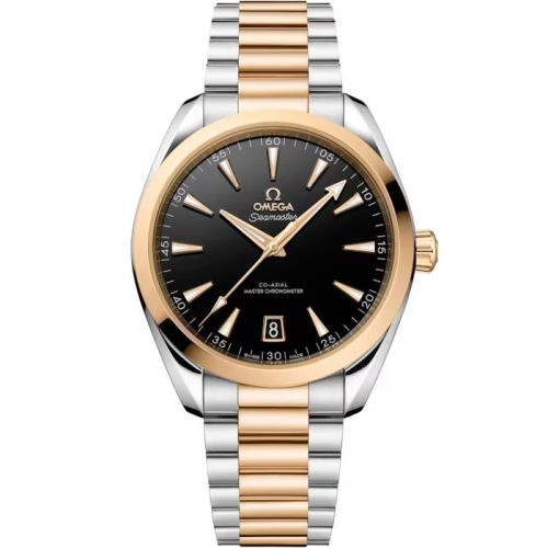 Omega Seamaster Aqua Terra 150M Master Chronometer 41 Stainless Steel - Moonshine Gold Black Bracelet