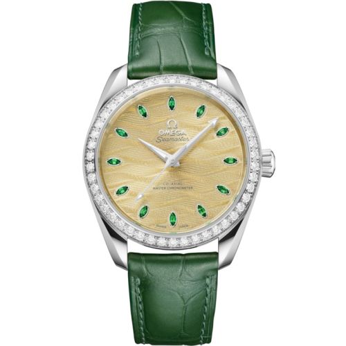 Omega Seamaster Aqua Terra 150M Master Chronometer 34 Canopus Gold - Diamond Champagne