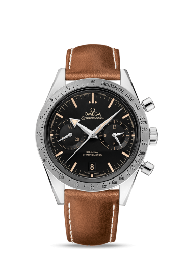 Omega Speedmaster 57 Co-Axial Stainless Steel Black Vintage