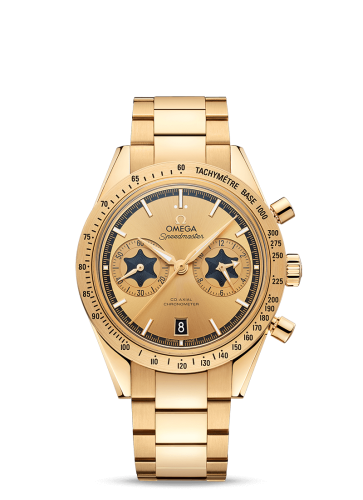 Omega Speedmaster 57 Co-Axial Yellow Gold Rory McIlroy Bracelet