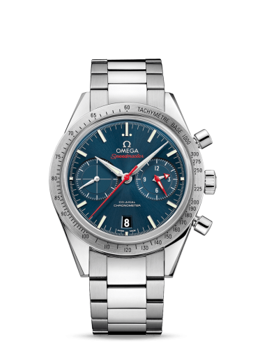 Omega Speedmaster 57 Co-Axial Stainless Steel Blue Bracelet