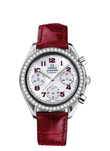 Omega Speedmaster Reduced Ladies Stainless Steel Diamond MOP