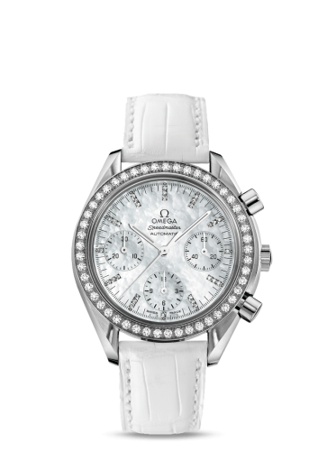 Omega Speedmaster Reduced Ladies Stainless Steel Diamond MOP