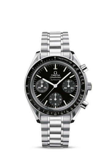 Omega Speedmaster Reduced Stainless Steel Black Bracelet