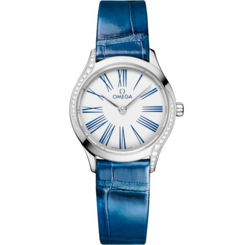 Omega Mini Trésor Quartz 26 Stainless Steel - Diamond White Enamel