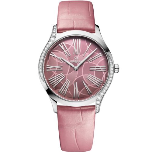 Omega De Ville Trésor 36 Stainless Steel Pink - Lotus Alligator