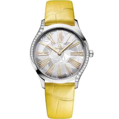 Omega De Ville Trésor 36 Stainless Steel Silver - Frangipani Alligator