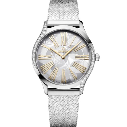 Omega De Ville Trésor 36 Stainless Steel Silver - Frangipani Bracelet
