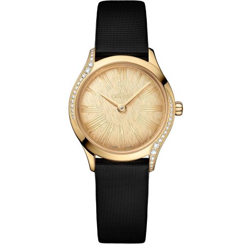 Omega Mini Trésor Quartz 26 Moonshine Gold - Diamond Moonshine Gold