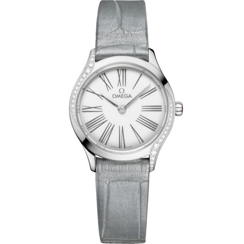 Omega Mini Trésor Quartz 26 Stainless Steel - Diamond White Enamel