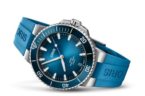 Oris Aquis Date Calibre 400 43.5 Stainless Steel Blue Rubber
