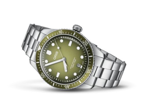 Oris Divers Sixty-Five 40 Stainless Steel Green Bracelet