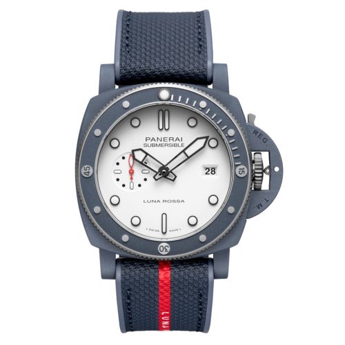 Panerai Submersible QuarantaQuattro Luna Rossa Ti-Ceramitech White