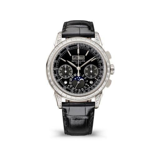 Patek Philippe Perpetual Calendar Chronograph 5271 Platinum Black