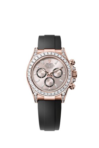 Rolex Cosmograph Daytona Everose Gold - Baguette Sundust - Baguette Oysterflex