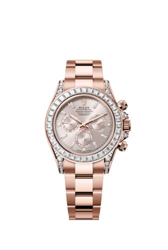 Rolex Cosmograph Daytona Everose Gold - Baguette Sundust - Baguette Oyster