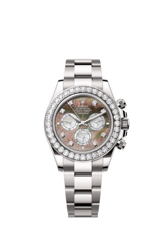 Rolex Cosmograph Daytona White Gold - Diamond Reverse Panda MOP - Diamond Oyster