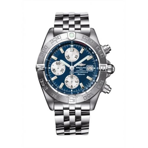 Breitling Galactic Chronograph II Stainless Steel Blue