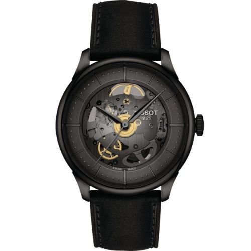 Tissot Chemin Des Tourelles Squelette PVD Black