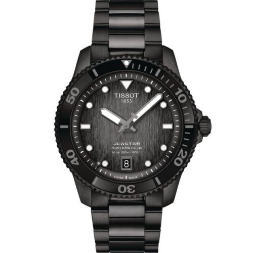 Tissot Seastar 1000 Powermatic 80 40 PVD Grey Bracelet