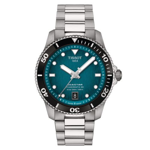 Tissot Seastar 1000 Powermatic 80 40 Stainless Steel Blue Bracelet