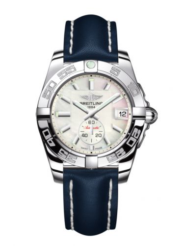 Breitling Galactic 36 Automatic Stainless Steel Pearl Calf