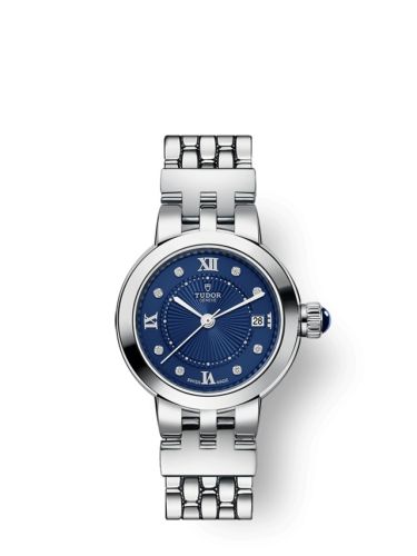 Tudor Clair de Rose 26 Stainless Steel Blue-Diamond Bracelet