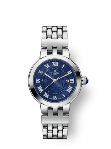 Tudor Clair de Rose 30 Stainless Steel Blue Bracelet